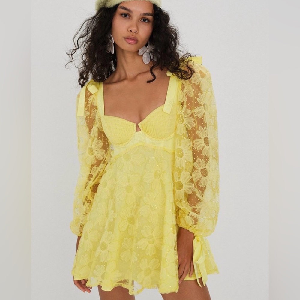 For Love And Lemons Kiersten Mini Dress